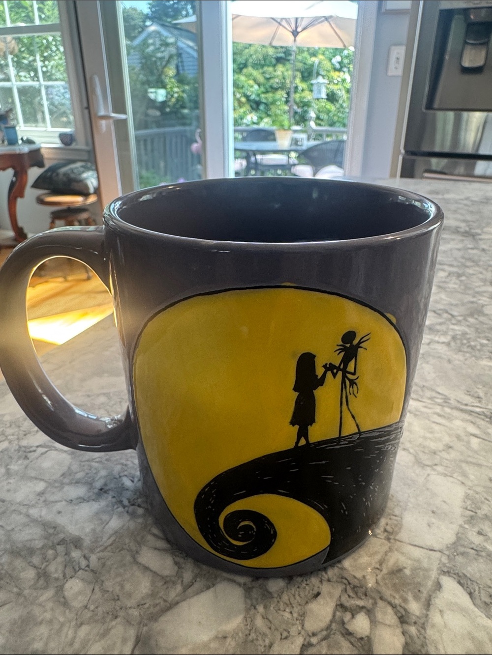 Disney Black and Yellow The Nightmare Before Christmas Mug 20oz.